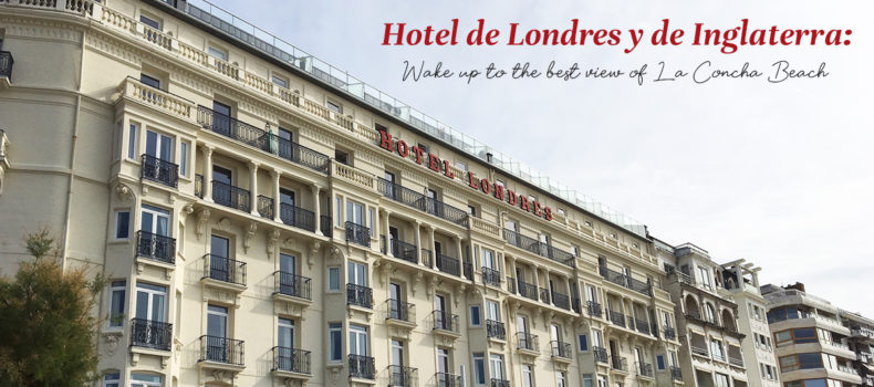 Hotel de Londres y de Inglaterra: Wake up to the best view of La Concha Beach