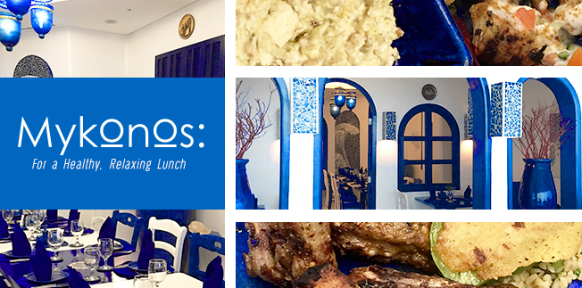 Mykonos: For a Healthy, Relaxing Lunch