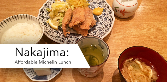 Nakajima: Affordable Michelin Lunch