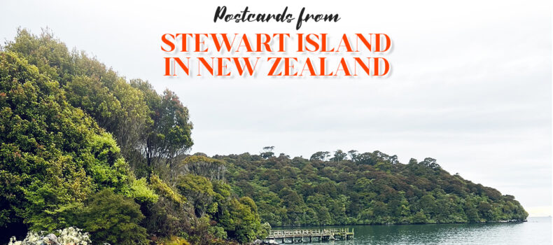 Postcards from Stewart Island in New Zealand